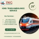 King Train Ambulance in Raipur transfers your sick patient to their destination at a very high speed