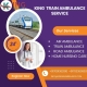 King Train Ambulance service in Bhopal transfers patients to their destination with speed.