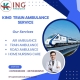 King Train Ambulance Service in Raipur which provides well-equipped transportation facility to your patient.