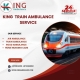 King Train Ambulance Service in Nagpur provides your patient with a quick transfer to their destination.