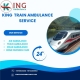 King Train Ambulance Service in Dibrugarh provides better and faster transfer of patients