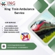 King Train Ambulance Service in Varanasi provides quick transfer of your patient to their destination.