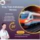 King Train Ambulance Service in Bhopal provides a safe and hassle-free transfer facility for your patient.