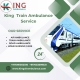 King Train Ambulance Service in Siliguri provides transfer facility to patients at a very low cost.