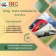 Through King Train Ambulance Service, a comfortable transfer  provided to patients in Bhopal