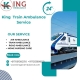 King Train Ambulance Service in Nagpur provides quick transfer of patients to their destination