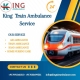 King Train Ambulance Service provides a comfortable transfer and facility to patients in Nagpur