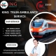 King Train Ambulance service in Bhopal transfers patients to their destination with speed