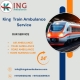 transfer facility. King Train Ambulance service in Siliguri provides patients with a comfortable and safest