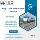 King Train Ambulance Service in Varanasi transfers your critical patient to their destination with speedy transfer