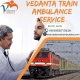It is accurate to say that Vedanta Train Ambulance is connected to a hospital in Mumbai