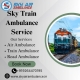 Choose Sky Train Ambulance Service to transport your critical patient immediately in Delhi