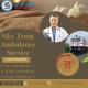 Choose Sky Train Ambulance Service in Nagpur to transport your critical patient to the hospital immediately