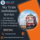 Select Sky Train Ambulance Service to transport your critical patient or loved ones