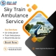 Sky offers an efficient transportation solution in Ranchi through its train ambulance