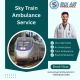 Choose Sky Train Ambulance Services in Siliguri with high-tech medical facilities