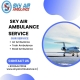 Fast Transport Patients With Sky Air Ambulance From Raipur To Delhi