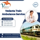Vedanta Train Ambulance in Ernakulam Provides Hassle-Free Treatment Transfer to Patients