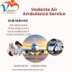 Vedanta Air Ambulance Service in India provides life saving transfer facility to patients