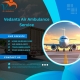 Vedanta Air Ambulance in Dimapur provides patient transport facility at the lowest booking cost