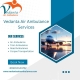 Get Vedanta Air Ambulance Services in Chandigarh  with high-tech medical facilities