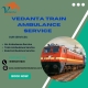 With Vedanta Train Ambulance Service in Dibrugarh patients can rest assured of stable health while travelling