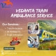 Vedanta Offers Train Ambulance Service in Kolkata with Effective Communication
