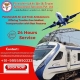 Take Panchmukhi Train Ambulance Service in Bilaspur for First-class Medical Service at Low-fare