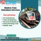 Medivic Train Ambulance in Delhi is available at an affordable cost throughout the journey