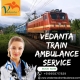 Comfortable and hassle-free medical transportation is provided by Vedanta Emergency Train Ambulance in Ranchi