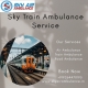 Choose Sky Train Ambulance Service in Indore under Doctor supportTeam