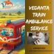 During transfers, Vedanta Train Ambulance Services in Raipur can save lives