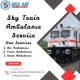 Book Sky Train Ambulance Service in Nagpur to safely transfer the patient