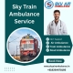 Avail Sky Train Ambulance service in Indore with the help of a doctor