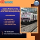 Medivic train ambulance in Patna that provides cozy medical travel and timely delivery