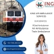 Book Now King Train Ambulance Service in Siliguri for Your Serious Patient