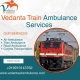 Vedanta ensures that you can contact us for any doubts related to the train ambulance in Bhopal
