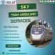 Sky Train Ambulance Services in Patna takes care of your patient during transit