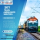 Sky Train Ambulance in Kolkata take care of patients during shifting