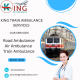 Book Now King Train Ambulance Service in Patna for Patient