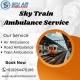 Sky Train Ambulance in Patna offers a dedicated service for transporting your injured patient.