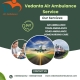 Vedanta Air Ambulance service in Dimapur provides a life saving transport facility to your patient