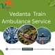 Authentic and advanced Vedanta Train Ambulance Service is now available in Bhilai