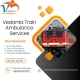 Call Vedanta Train Ambulance Services to relocate your injured loved ones in Bhilai
