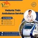 Vedanta Train Ambulance Services in Mumbai provides all the rudimentary facilities in the train