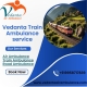 Vedanta Train Ambulance Service in Chandigarh is known for reliable emergency assistance