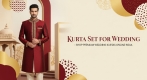 Wedding Kurta for Men – Premium Kurta Pajama Sets Nawab Parker India