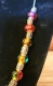 Handmade Statement Party Jewelry, Rainbow and Silver Bead Necklace, Handmade Gift for Her, Him, Gender Neutral