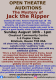 Open theatre auditions - all roles - Jack the Ripper. Brixham.