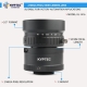 50 MM SWIR Camera Lens, 900–1700 nm, F1.4, 2 MP, 2/3-Inch C-Mount
